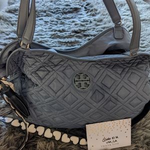 Tory Burch Quilted Diaper Bag.